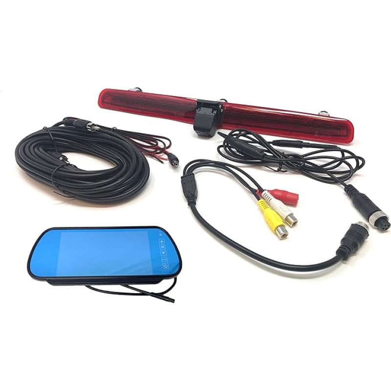 Brake Light Rear View Camera for VW Transporter T5 Van 2003-2015 Single Door Rear View Camera - with 7