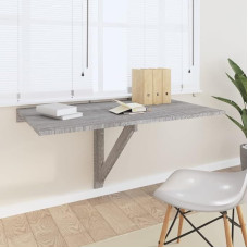 NQJIBUE Tische Klapptisch Wandtisch Grau Sonoma 100x60x56cm Holzmöbel