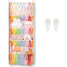 4-lagige Teddy-Hängematte für Stofftier-Aufbewahrung - Kinder-Spielzeug-Hängematte, Teddys, Bären-Aufbewahrungsnetz-Einheit, Wandbehang, Kinder, Stofftier-Organizer-Taschen Kinderzimmer, für Jungen