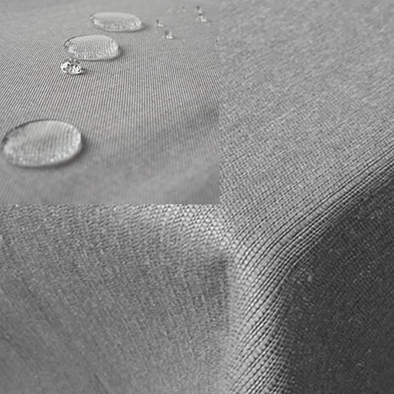 Jemidi garden tablecloth, lotus effect, linen look tablecloth, linen, stain protection, XL