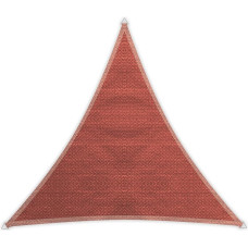 Windhager Sunsail Adria 10973 Triangle Terracotta, Sun Protection, UV Protection, Weather-Resistant and Breathable, 5 x 5 m (Isosceles)