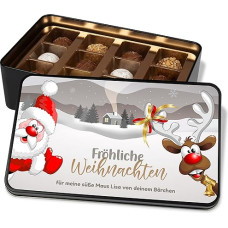 Gifts for Christmas: Chocolate Tin Personalised 