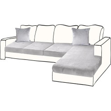 BT.WA Sekcinės sofos užvalkalai 4 dalių sėdynių pagalvėlėms, aksomo atskiras 