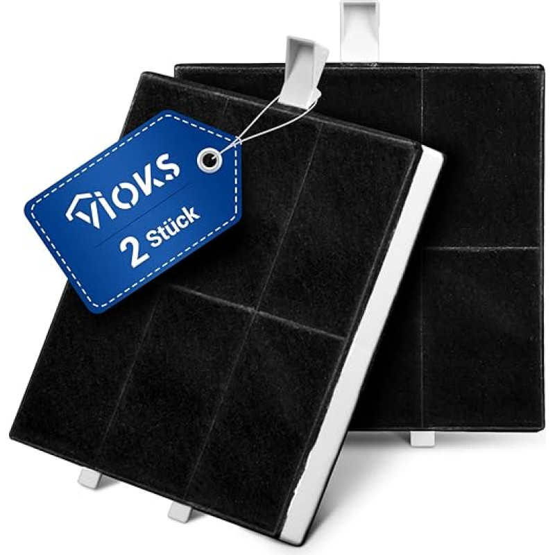 VIOKS Anglies filtrų rinkinys 2 dalių 225х220х24 mm pakaitalas Balay 00360732 viryklės gaubtui