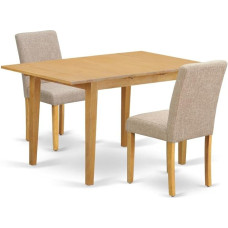 NOAB3-MAH-18 rectangle, pack of 3, NOAB3-OAK-04 oak