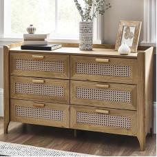 Julian Bowen Sydney 6 stalčių plati komoda