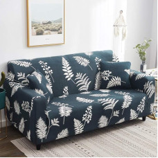 Spalvingas geometrinis 1/2/3/4 vietų sofos užvalkalas, glaudžiai apvyniojamas, 