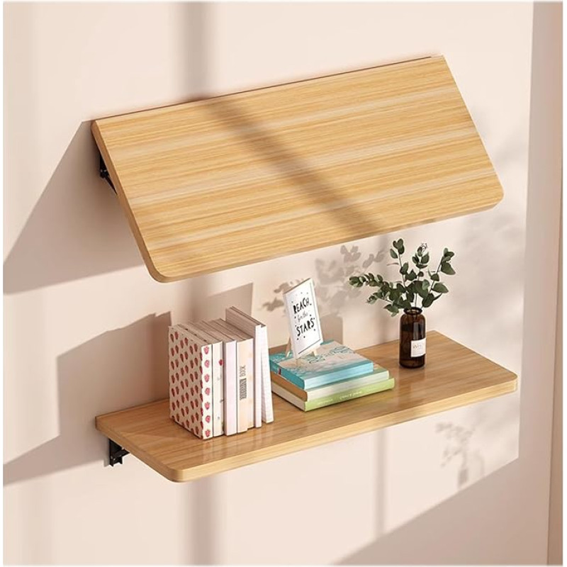 Sulankstomas stalas Sienoje montuojamas mažos erdvės kompaktiškas sulankstomas darbo stalas virtuvės valgomajam restoranui 120x24cm