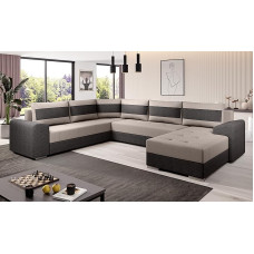 Generisch Chief U Sofa Couch Set with Sleep Function Living Landscape
