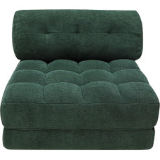 Išskleidžiama sofa-lova - išskleidžiama sofa, putų grindų čiužinys, futono sofa, jauki sofa gyvenamajam kambariui / bendrabučiui / svečių kambariui / namų biurui, žalia