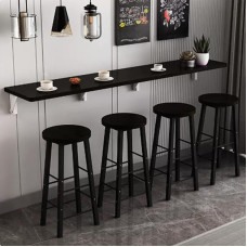 WBWAPA Klapptisch, Wandschreibtisch, zusammenklappbarer Wandtisch, herunterklappbar, Arbeitstisch für Küche, Restaurant, Hausbar, schwebender Wandschreibtisch, Stehtische, Werkbank, für K