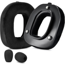A50 Gen 4 Ear Pads and Microphone Foam, defean Replacement Cushion Compatible with Astro-A50 Gen 4, Gen 5 and Astro-A50X Headset, Upgraded High Density Noise Cancelling Foam