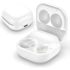 Wired Charging Case Compatible with Samsung Galaxy Buds 2, Replacement Charger Docking Station for Galaxy Buds 2 Bluetooth Earbuds (White)