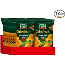 funny-frisch Chipsfrisch ungarisch, 12 pakuočių (12 x 40 g)
