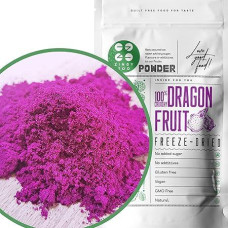 Drakono vaisių milteliai XXL 500 g liofilizuotų rožinių pitajų milteliai Raudonųjų pitajų milteliai Freeze Dried Dragon Fruit Powder Dragon Fruit Powder Pitahaya Smoothie Bowl Powder for Pitaya Iced Tea Pink Latte