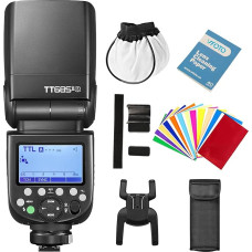 Godox TT685II-S TT685SII Speedlite TTL blykstė 2.4G HSS Didelė sparta 1/8000s GN60 Suderinama su Sony A7III A7IV A77II A7RII A7R A58 A99 A6400 A6000 (GODOX TT685II-S)