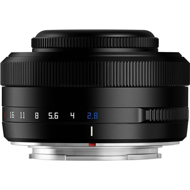 TTArtisan 27mm F2.8 automatinio fokusavimo AF objektyvas su metaliniu korpusu, suderinamas su 