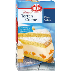RUF Cake Cream Cheese Cream for Cheese Cream Filling for Cakes, Bikuit Rolls and Cup Cakes, Long Cut Resistant, with Powdered Sugar