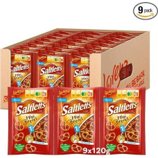 Lorenz Snack World Saltletts Mini Pretzel Pakuotė 9 x 120 g