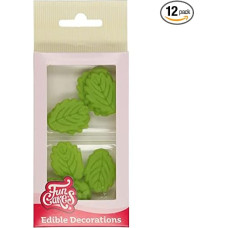 FunCakes Marzipan Decorations Leaves Set/12