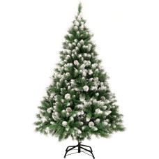 GIGALUMI Artificial Christmas Tree with Snow Effect