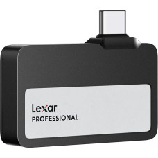 Lexar Professional Go Portable SSD 1TB, Ultra Compact, Supports Apple ProRes, up to 1050MB/s Read and 1000MB/s Write, USB 3.2 Gen 2, IP65, for iPhone 15/16 Pro, Black