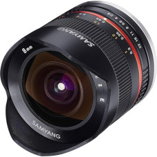 Samyang 8/2.8 Lens Fisheye II APS-C Sony E rankinio fokusavimo foto objektyvas Super plataus kampo objektyvas Sony A7C II A7C R