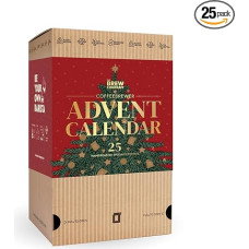 Coffee Advent Calendar 2024 for Men & Women - Christmas Calendar 2024 with 25 Gourmet Coffees from All the World | Ground Coffee Tasting Set for Adults | Coffee Gifts for Men and Women