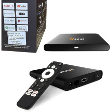 Leyf 4K UHD Android TV Box Original Licensed by Google LLC and Netflix, Disney, Prime Video WiFi, Type-C, HDMI 2.1, USB 3.0, Ethernet, MicroSD/Smart Tv, Chromecast, YouTube