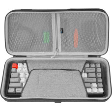 Geekria 75% Keyboard Case, Hard Case Travel Bag for 84 Keys Wireless Portable Keyboard Compatible with Keychron K2, Logitech Pop Keys, Mechanical Keyboard
