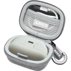 RLSOCO Case for Sony WF-1000XM5 Wireless Noise Cancelling Headphones - Grey