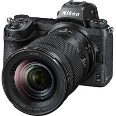 Nikon Z 6II KIT Z 24-120mm 1:4 S (24,5 MP, 14 kadrų per sekundę, hibridinis AF, 2 EXPEED procesoriai, dvigubas atminties kortelės lizdas, 4K UHD vaizdo įrašas su 10 bitų HDMI išvestimi) Juoda