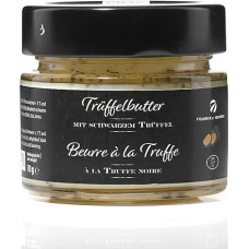 Elegantiškas triufelių sviestas su tikrais juodaisiais triufeliais. Prabangus delikatesas maistui, padažams ar tiesiog grynam maistui gardinti. 70 g užsukamoje stiklinėje, skirtoje palepinti