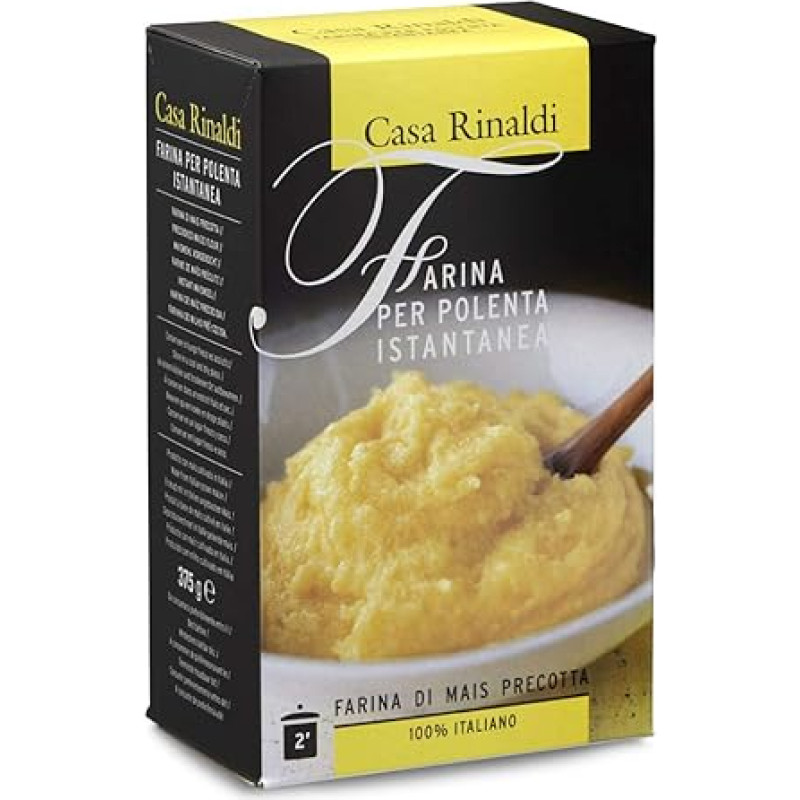 Casa Rinaldi Smulkiai malti kukurūzų miltai Polentai pakuotėje 375 g