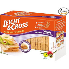 LEICHT&CROSS Vital Crispbread Pack of 8 (8 x 125 g)