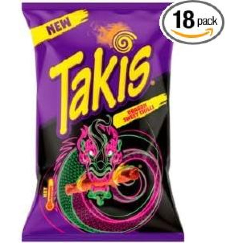 TAKIS - Sweet Chili Corn Snack - (1 x 100 g)