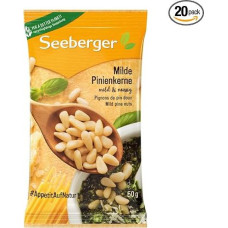Seeberger Mild Pine Nuts Pack of 20: Hand-Selected, Delicate Pine Nuts - Mild Nutty Aroma & Creamy Taste - Natural, Vegan (20 x 50 g)