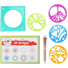 Spirografas Meno rinkinys, kūrybiškumo įrankių piešimo liniuotės rinkinys, spiralinis tapybos įrankis, amatų dizainas, mokomasis žaislas, kanceliarinės prekės vaikams