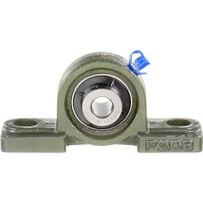 QUARKZMAN 1 vnt. UCP201-8 pagalvinio bloko guolis 1/2 colio skersmens ketaus kietojo pagrindo montuojamas pagalvinis guolis, įdedamas į guolį, savaime išsilyginantis