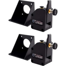 IMETRX dvigubos pavaros ekstruderio krumpliaračio Bowdeno ekstruderio krumpliaratis (2 vnt./pakuotė), skirtas Prusa i3 Anycubic Mega Creality Ender 3 V2 Pro serijai