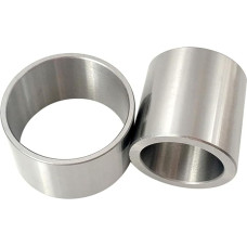 TAuyuGCT Gleitlager, 2 Stück ID 4 mm, OD 10 mm, Höhe 6 mm Gcr15-Kohlenstoffstahl-Lagerhülsen for Gleitlager, Vorrichtungs-Lokalisierungsbuchse, Führungsbuchse,