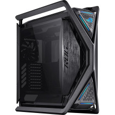 ASUS ROG Hyperion GR701 BTF Edition E-ATX žaidimų korpusas - palaiko pagrindines plokštes su paslėptais prievadais, 420 mm dvigubo radiatoriaus palaikymas, 4x 140 mm ventiliatoriai, ARGB ventiliatorių koncentratorius, 60 W greitasis įkrovimas