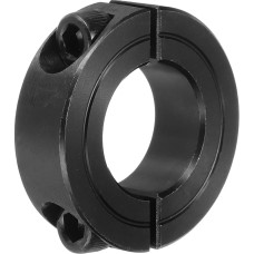 Schaftmanschette 7/20.3 cm Bohrung doppelt geteilter Kohlenstoffstahl Spannkragen Schaftmanschetten mit Stellschraube schwarz