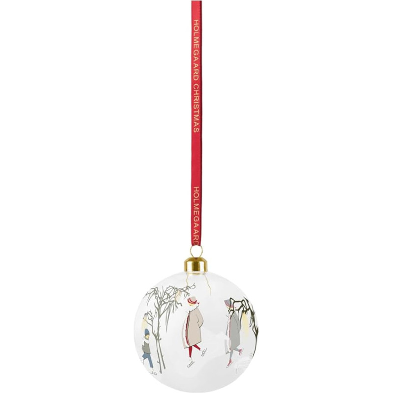 Holmegaard Christmas Bauble Glass, Clear, 8 cm