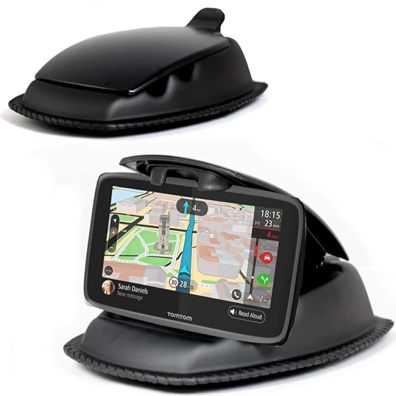 Navitech Car Dashboard Mount - Compatible with TomTom Car Sat Nav GO Classic 5