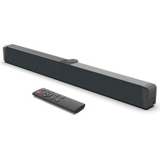 INFIBLA Bluetooth 5.0 Speaker, Compatible with Smartphones, TVs and Computer Speakers, Equipped with Remote Control, Compact, Foldable and with Coaxial Cable and Optical