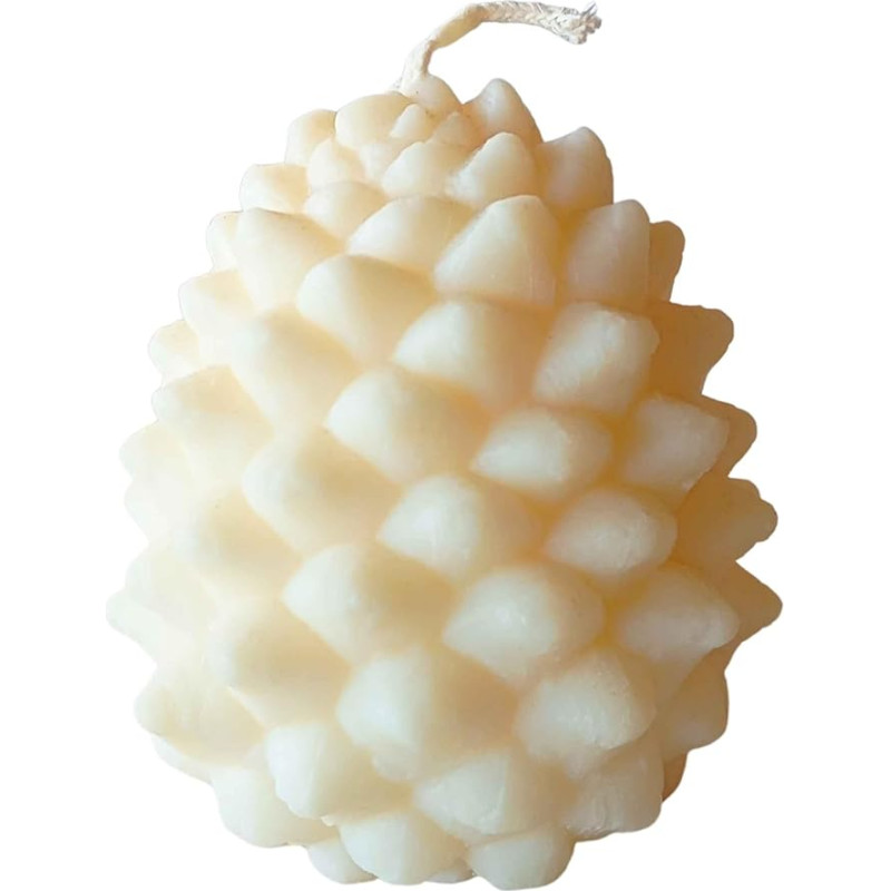 NaturaCandles Christmas Pineapple Candles, Perfect for Magical and Special Moments, 100% Handmade, Irresistible Fragrances Without Being Overwhelming. (FRESH WHITE)