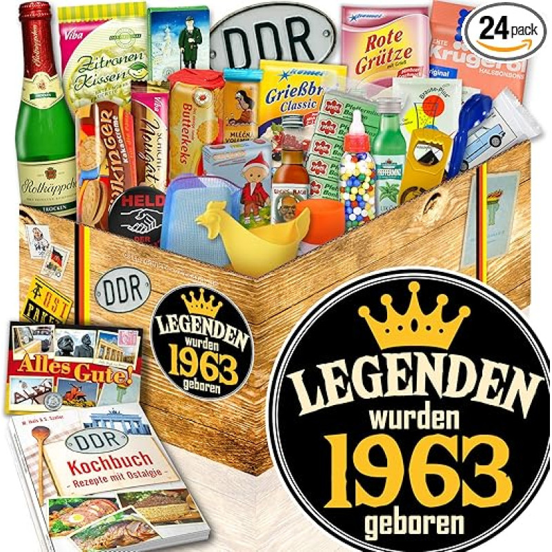Legendos 1963 m. ++ Dovana gimtadienio proga ++ 24 vnt. pakuotė