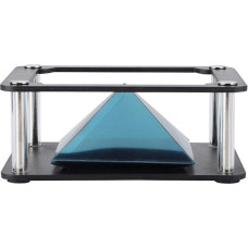 3D hologramų projektoriaus piramidė, 3,5-6 colių mobiliojo išmaniojo telefono holograma, 3D holografinio ekrano stendų projektorius bet kokiam išmaniajam telefonui (cilindras)