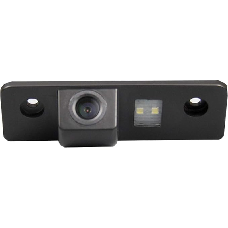 Reversing Camera Waterproof Night Vision Car Rear View Camera Parking Aid Reversing System License Plate Light (Black) for Ford Fusion Skoda Fabia Roomster Octavia Tour